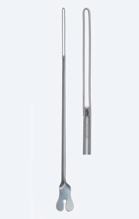 Зонди, хірургічні, прямі, з дротяною петлею, піддатливі, загальна довжина 190 мм, 7 1/8". Бренд - Asanus Medizintechnik Gmb, Німеччина